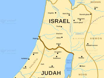 Israel and Judah Map image